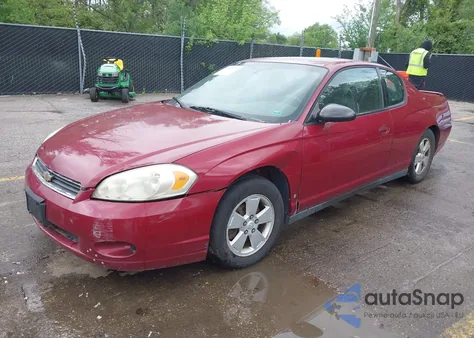 2006 Chevrolet Monte Carlo Lt z USA, uszkodzony, nr VIN 2G1WM15KX69327219